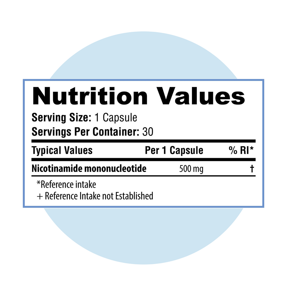 Pure NMN | 500mg Capsules | Vivanmn